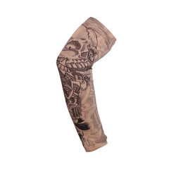 Realistic Tattoo Arm Sleeves – UV Protection Sports Wear