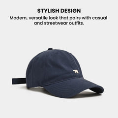 Stylish Bear Embroidered Unisex Baseball Cap