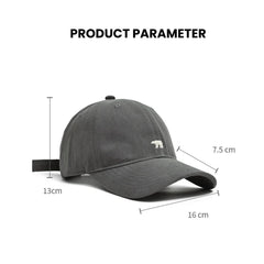 Stylish Bear Embroidered Unisex Baseball Cap