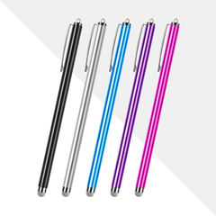 Universal Replaceable-Tip Stylus Pen — Metal Fiber Tip