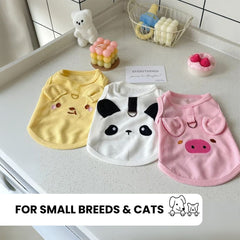 Cute Animal Plush Hoodie for Small Dogs & Puppies