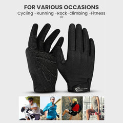 Summer MTB Full-Finger Touchscreen Cycling Gloves