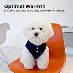 Striped Summer Polo Vest for Small/Medium Dogs
