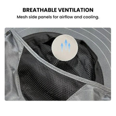 Sun Shield Hat with Neck Flap — Wide Brim Sun Protection