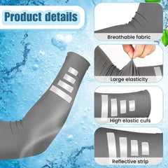 Sun Protection Arm Sleeves – UV Cooling Sports Wear