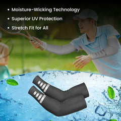 Sun Protection Arm Sleeves – UV Cooling Sports Wear
