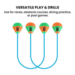 Swim-Through Dive Door Ring – Pool Game for Kids & Adults versatile