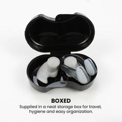 Swimming Silicone Earplugs & Nose Clip Set - boxed