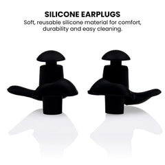 Swimming Silicone Earplugs & Nose Clip Set