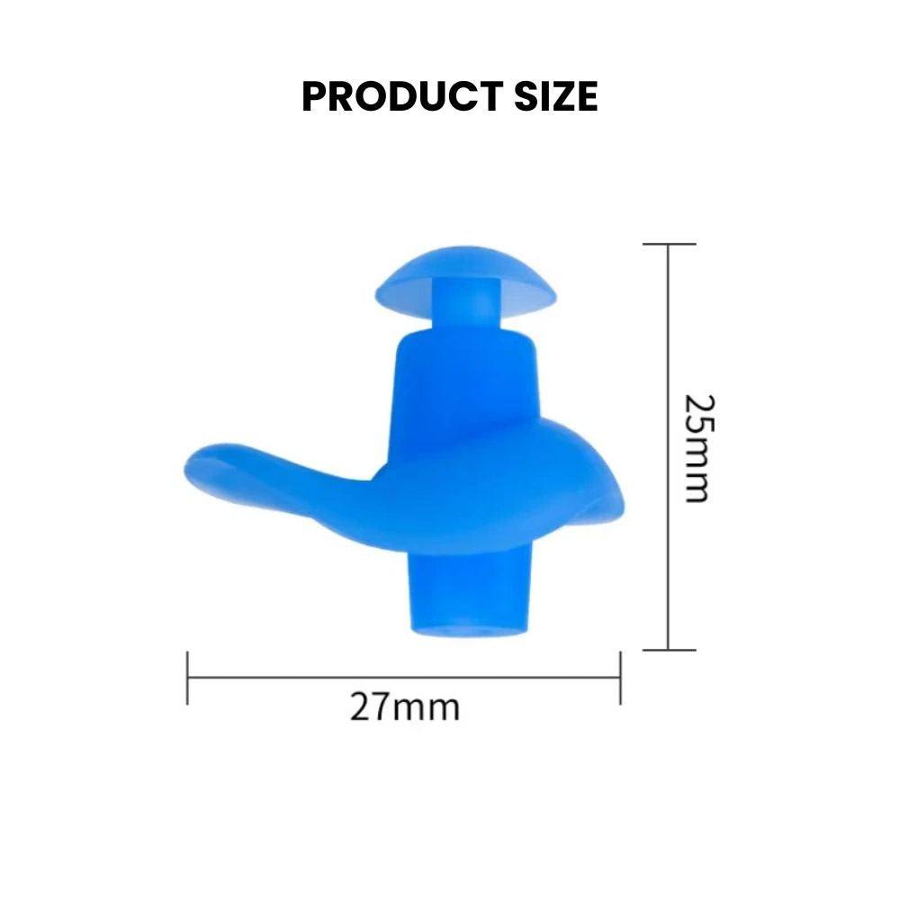 Swimming Silicone Earplugs – Waterproof Soft Fit - size