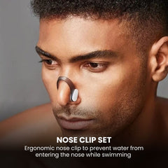 Swimming Silicone Earplugs & Nose Clip Set - nose clip