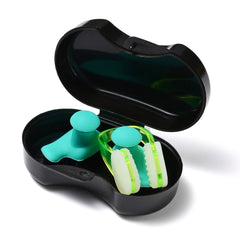 Swimming Silicone Earplugs & Nose Clip Set - green