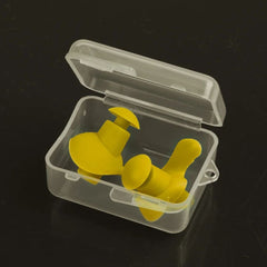 Swimming Silicone Earplugs – Waterproof Soft Fit - yellow