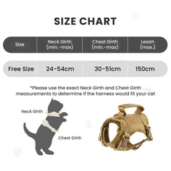 Tactical Puppy Harness & Leash Set – Small Dogs & Cats