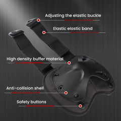 Tactical Knee & Elbow Pads Set – Lightweight Protective Gear
