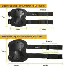 Tactical Knee & Elbow Pads Set – Lightweight Protective Gear