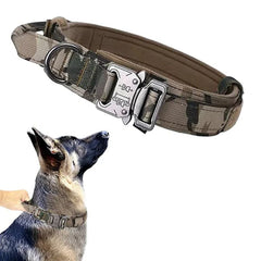 Tactical Military Dog Collar - Heavy Duty Nylon