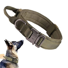 Tactical Military Dog Collar - Heavy Duty Nylon