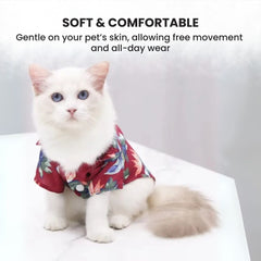 Dog Hawaiian Shirt – Cute Summer Floral Pet Outfit