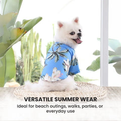 Dog Hawaiian Shirt – Cute Summer Floral Pet Outfit