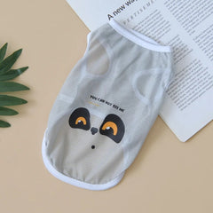 Cute Cartoon Dog Shirt – Soft Breathable Pet Summer Outfit