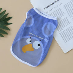 Cute Cartoon Dog Shirt – Soft Breathable Pet Summer Outfit