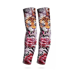 Cool Ice Silk Tattoo Arm Sleeves – Breathable & UV Protection