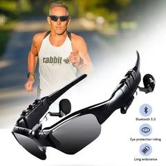 Toptrek Bluetooth Cycling Sunglasses with Stereo Audio 5.0