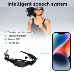 Toptrek Bluetooth Cycling Sunglasses with Stereo Audio 5.0