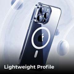 Transparent Magnetic Case iPhone 16 15 Pro Max