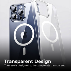 Transparent Magnetic Case iPhone 16 15 Pro Max