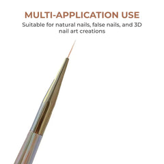 Transparent Nail Brush: Gel Extension & Design Pen