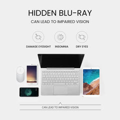 Transparent Square Blue Light Blocking Glasses