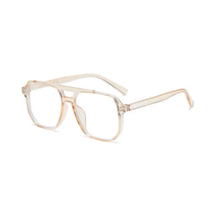Transparent Square Blue Light Blocking Glasses