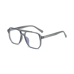 Transparent Square Blue Light Blocking Glasses