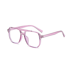 Transparent Square Blue Light Blocking Glasses