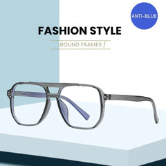 Transparent Square Blue Light Blocking Glasses