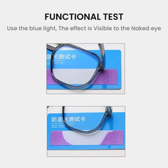 Transparent Square Blue Light Blocking Glasses
