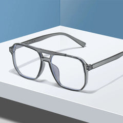 Transparent Square Blue Light Blocking Glasses