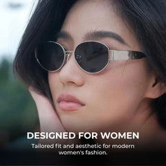 Trendy Oval UV400 Sunglasses for Women