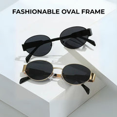 Trendy Oval UV400 Sunglasses for Women
