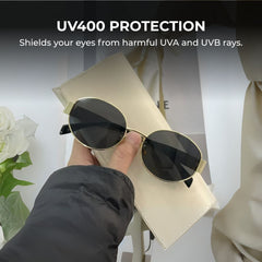 Trendy Oval UV400 Sunglasses for Women