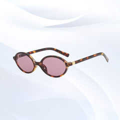 Trendy Oval Leopard Sunglasses for Women