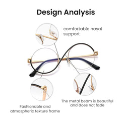 Trendy Round Blue Light Glasses for Men & Women