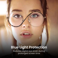 Trendy Round Blue Light Glasses for Men & Women