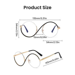 Trendy Round Blue Light Glasses for Men & Women