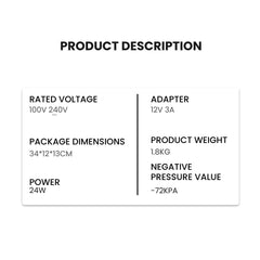 Triangular Hydro Vacuum Blackhead Remover - description