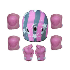 Kids Helmet & Protective Gear Set