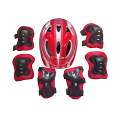 Kids Helmet & Protective Gear Set