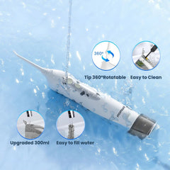 USB Dental Water Jet – D52 Flosser with 3 Modes & 300ml Tank